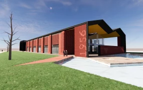 Old Renovated Factory Building