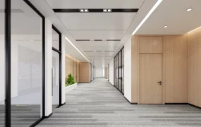 Modern Office Corridor Design
