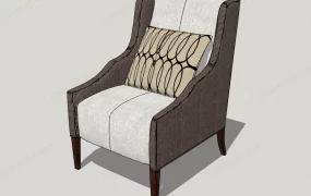 High Back Armchair