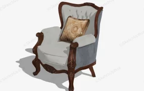 Antique Victorian Gentlemans Chair