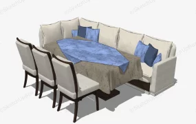 Booth Dining Room Set