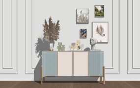 Modern Console Table Living Room Wall