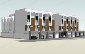 Modernist Urban Row Houses