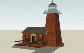 Vintage Lighthouse Architecture