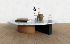 Marble Round Coffee Table