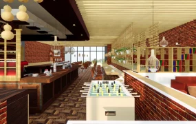 Vintage Restaurant Interior Design