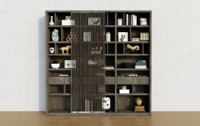 Dark Wood Bookcase