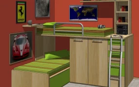 Kids Bunk House Room