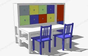 Craft Table And Chairs