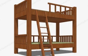 Wooden Bunk Beds With Stairs