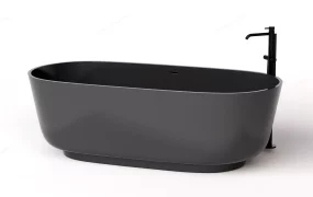 Gray Freestanding Tub