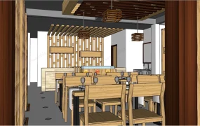 Rustic Restaurant Interior Design