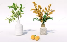 Decorative Branches In Vase