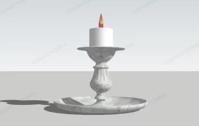 Vintage Single Candlestick Holder