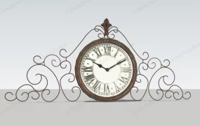 Vintage Industrial Wall Clock