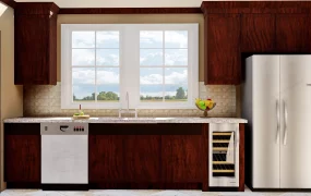 Rustic Apartment Kitchen