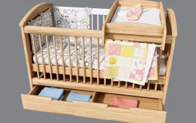 Baby Bed With Changing Table