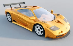 McLaren F1 GTR Orange