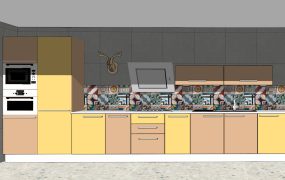 Orange Kitchen Decor Idea