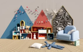 Kids Room Toy Storage