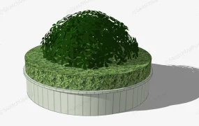 Ball Topiary Raised Garden Bed