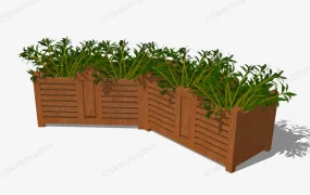 Curved Raised Garden Bed
