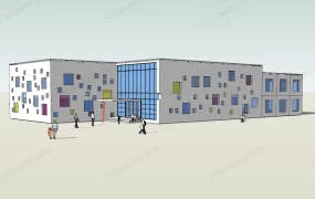White Kindergarten Building