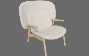 Fabric Lounge Chair