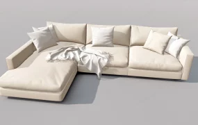 Cream Sectional Sofa