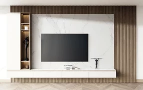 Living Room TV Feature Wall