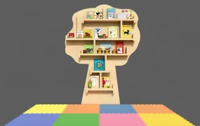 Kids Wooden Bookshelf