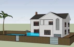 2 Story Country House With Pool