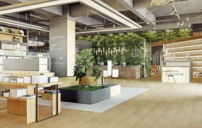 Large Bookstore Interior