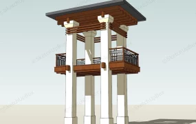 Wooden Observation Deck