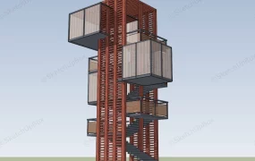 Wooden Observation Tower
