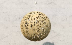 Bamboo Globe Pendant Light