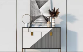 Entryway Console Cabinet