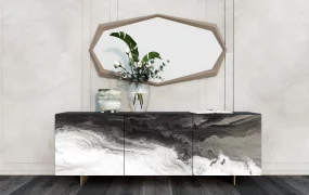 Asian Style Entry Cabinet