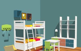 Bunk Bed Boy Room Idea