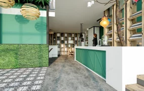 Rustic Style Coffee Shop