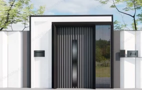 Boundry Wall With Gate