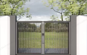 Dual Swing Driveway Gate