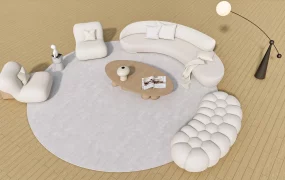 Circular Sectional Sofa