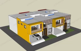 Modernist Urban Row Houses