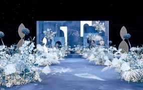Blue Dream Wedding Decor