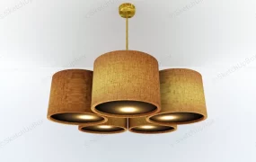Drum Shade Chandelier