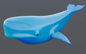 Cute Blue Whale