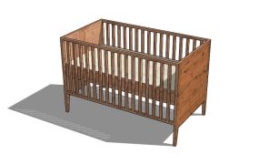 Rustic Infant Bed