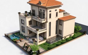 Classical European Villa With Landscaped Courtyard