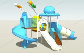 Colorful Outdoor Playset
